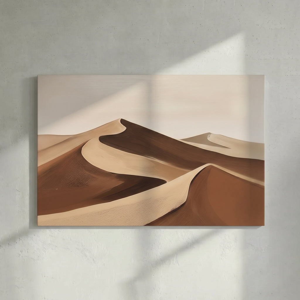 Sand Dunes Beige Brown Painting