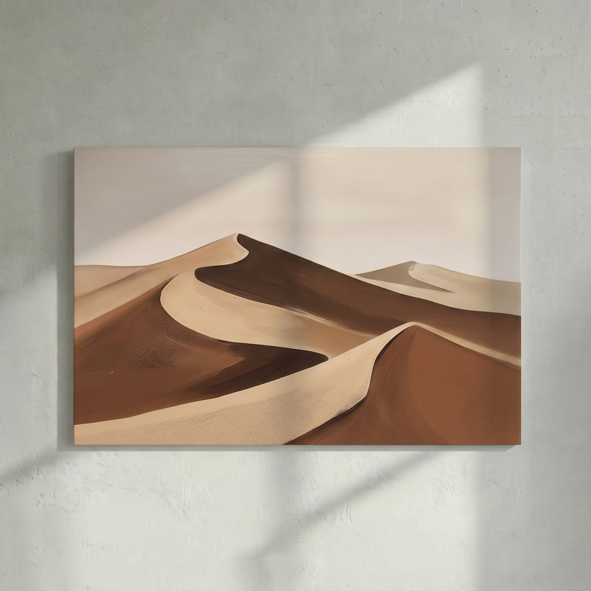 Sand Dunes Beige Brown Painting