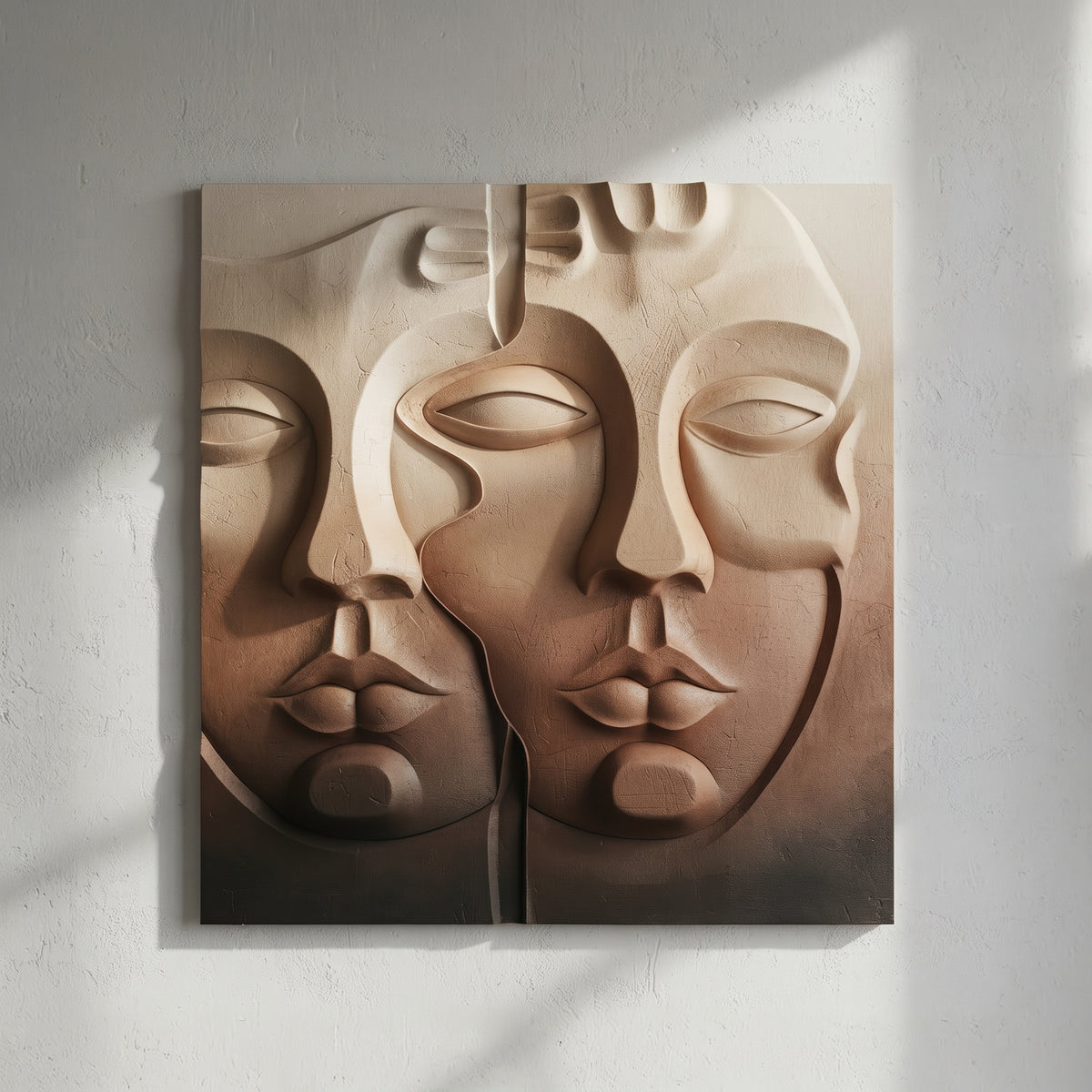 Abstract Dual Face 3D Sculptural Wall Art (3D)