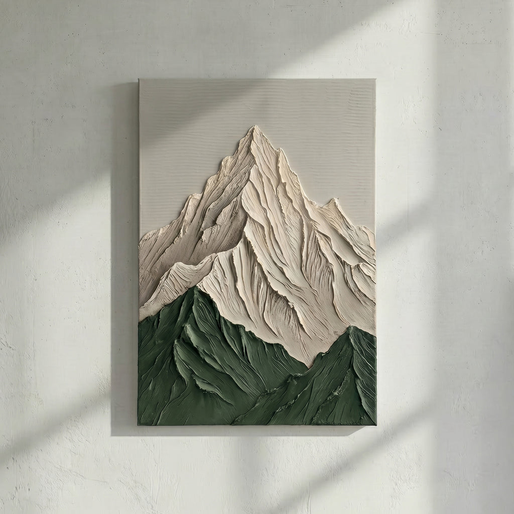 Snow Mountain Peak Bold Texture