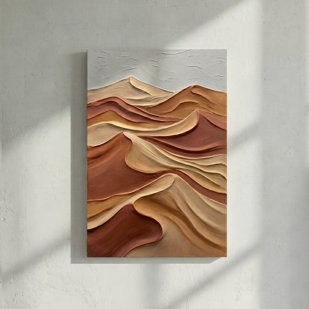 Desert Sand Dune Landscape Bold Texture