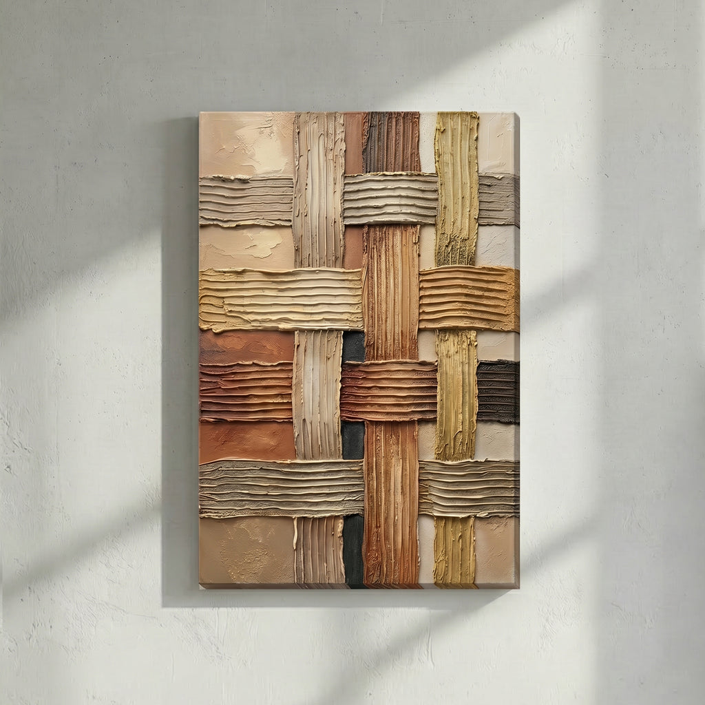 Earth Tone Weave Bold Texture