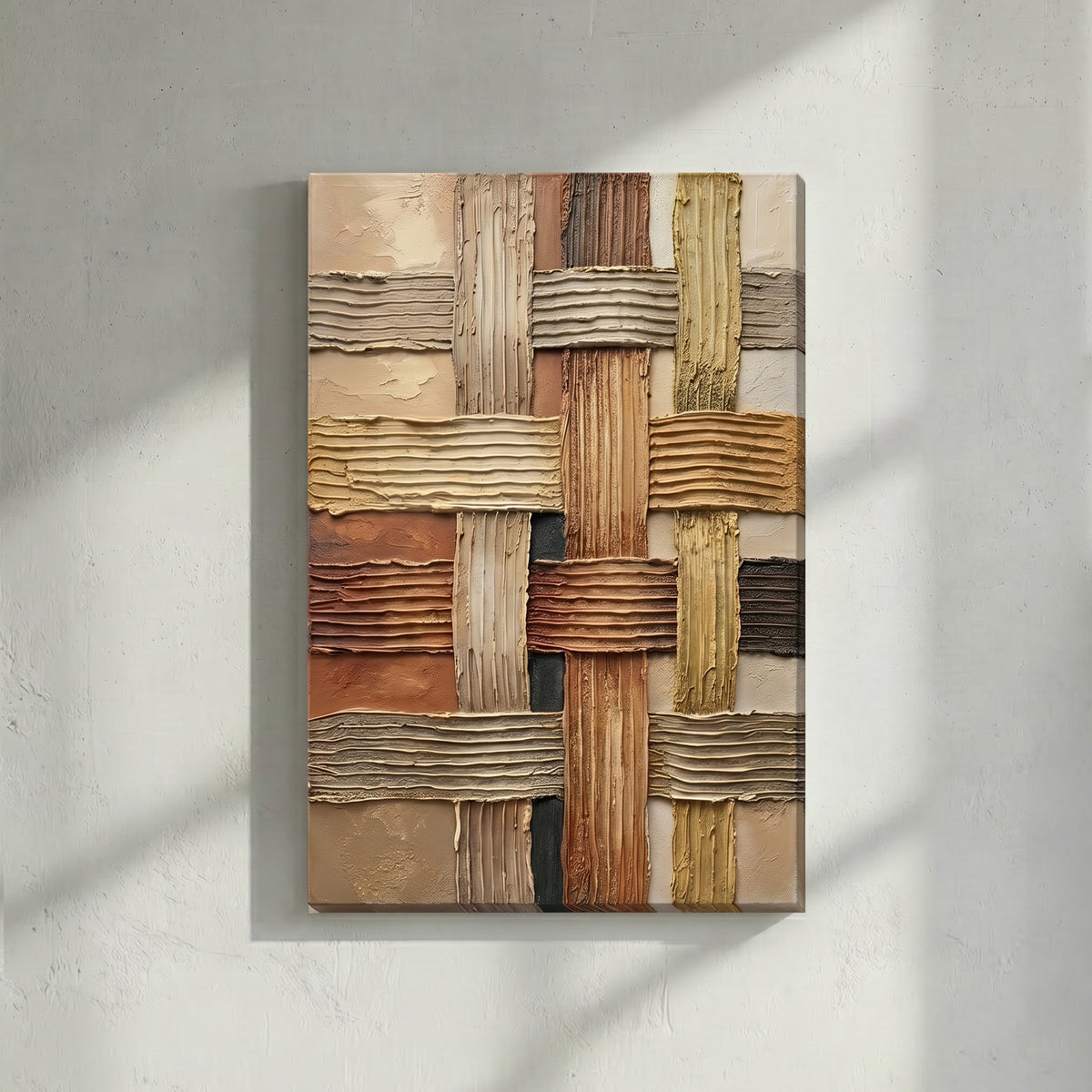 Earth Tone Weave Bold Texture