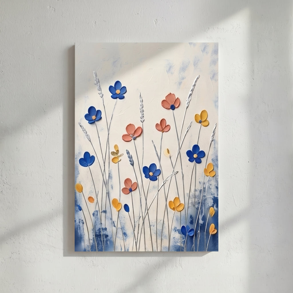 Boho Wildflower Meadow Painting