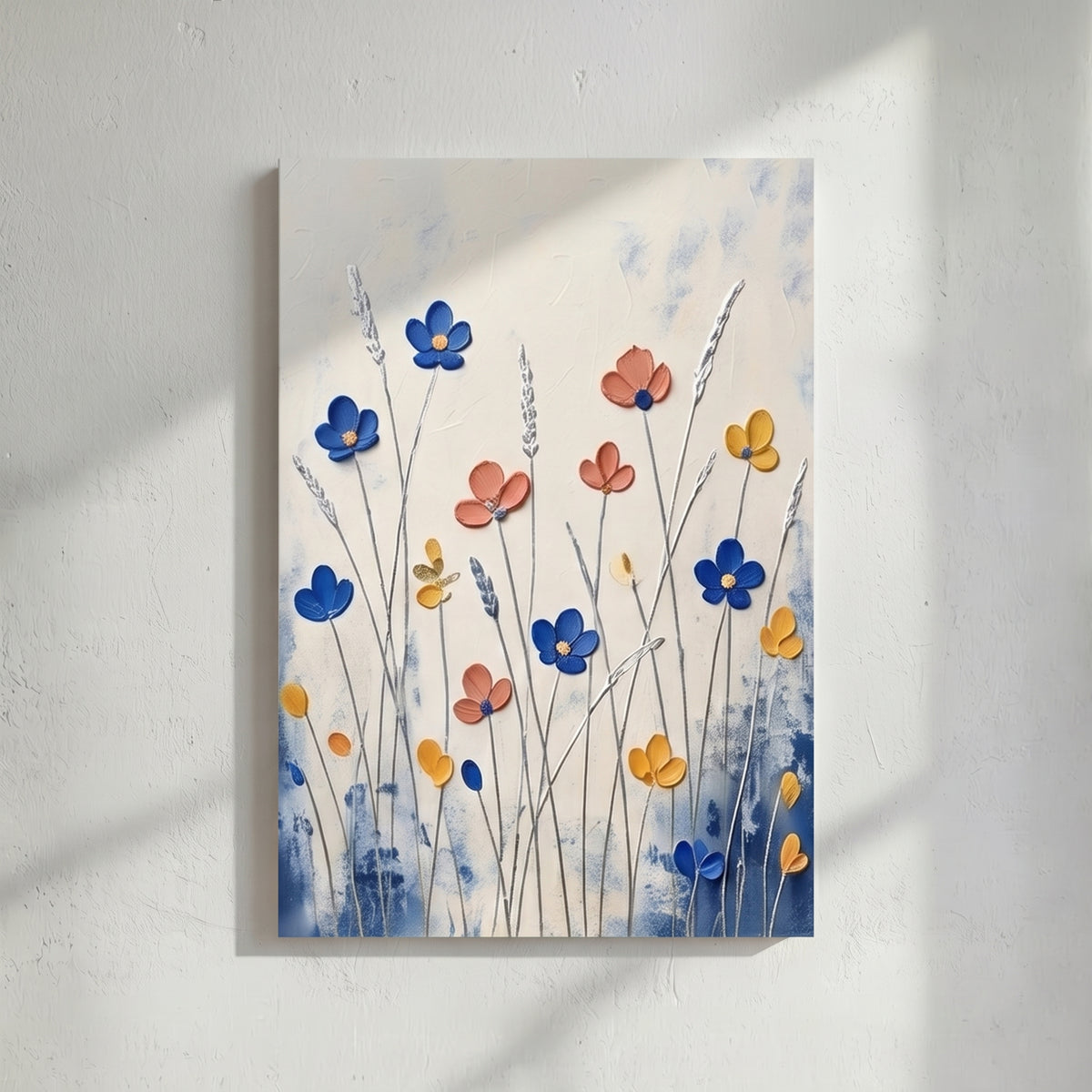 Boho Wildflower Meadow Painting
