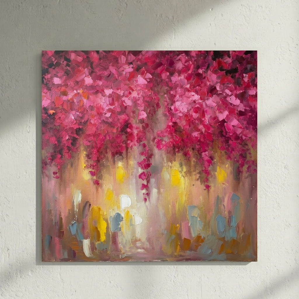 Magenta Bougainvillea Painting