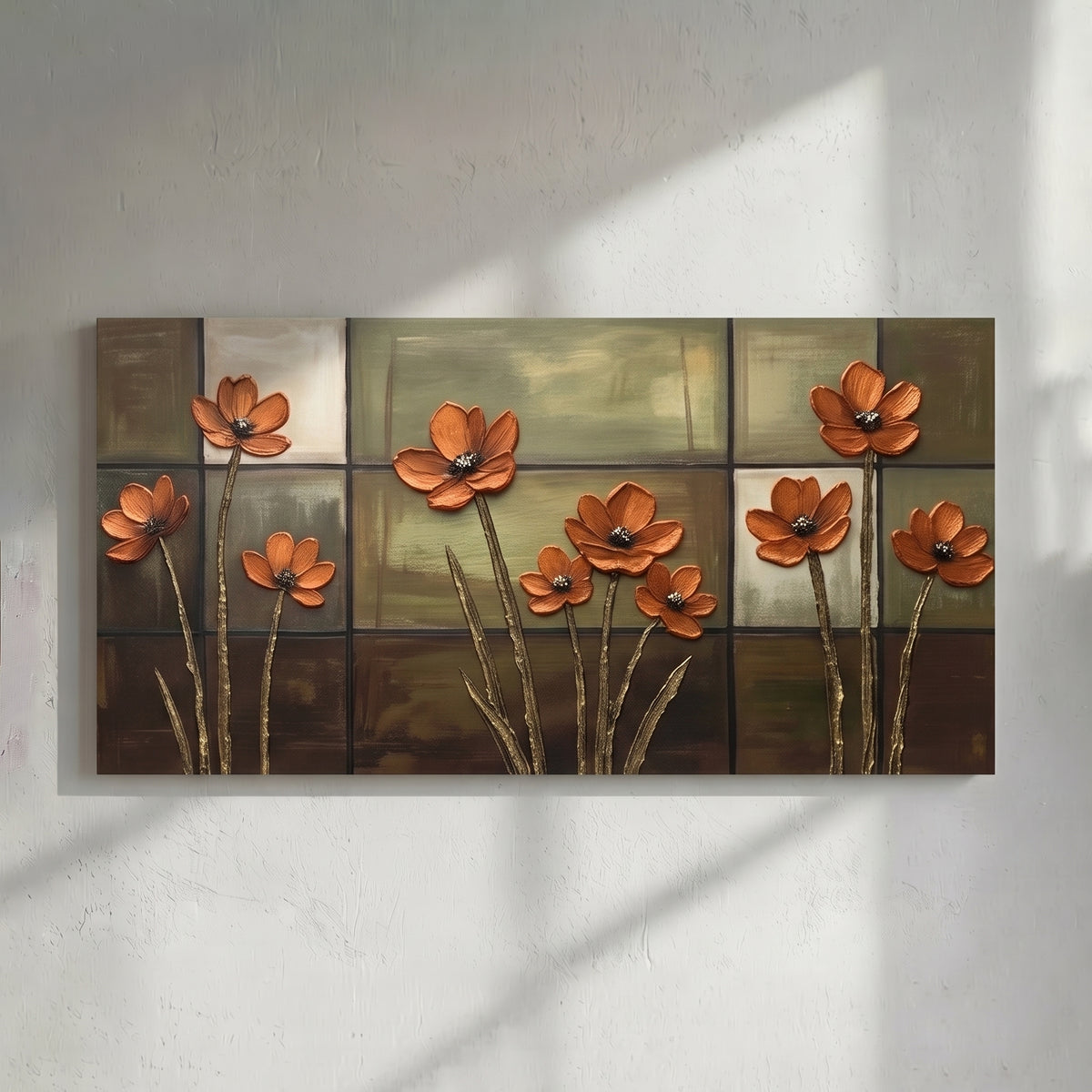 Terracotta Cosmos Painting