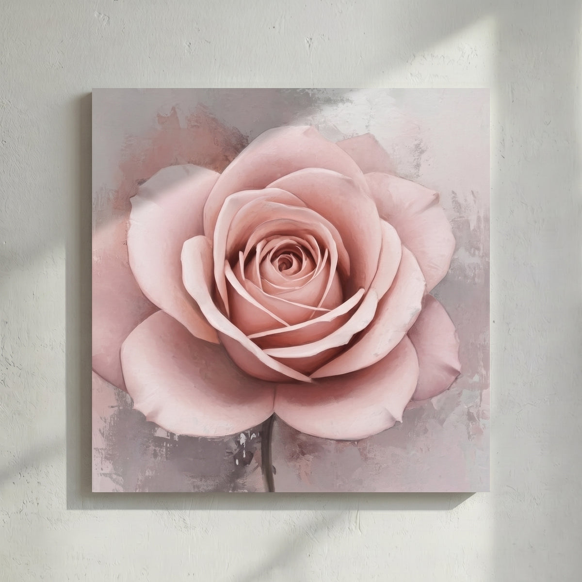Blush Pink Rose Painting