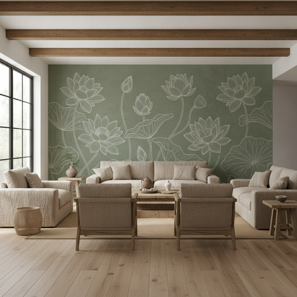Courtyard Mural Wall Art