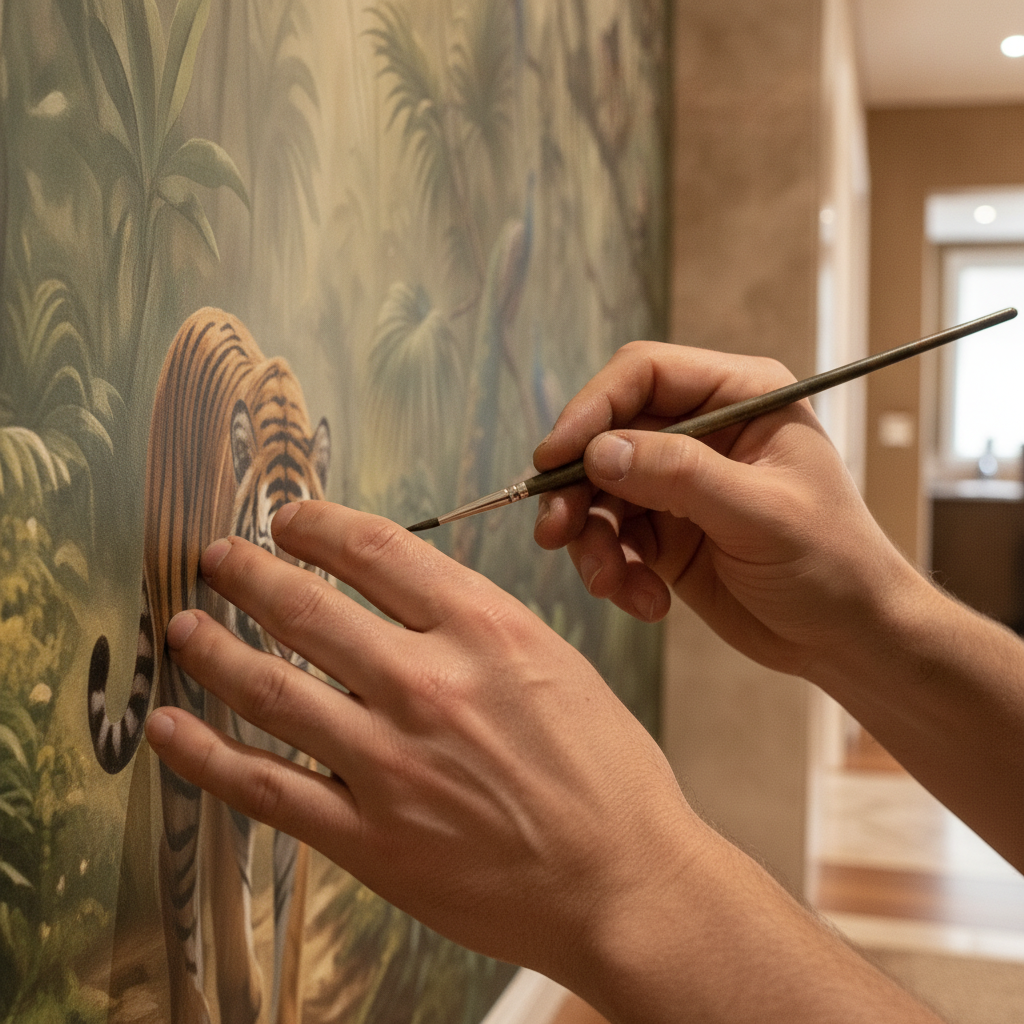 Classical Garden Gazebo Mural Wall Art