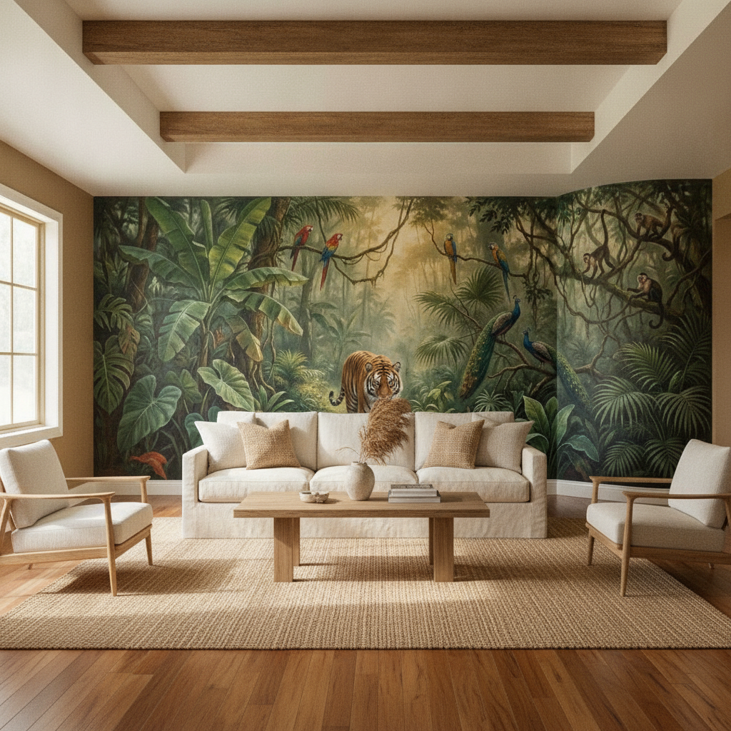 Classical Garden Gazebo Mural Wall Art