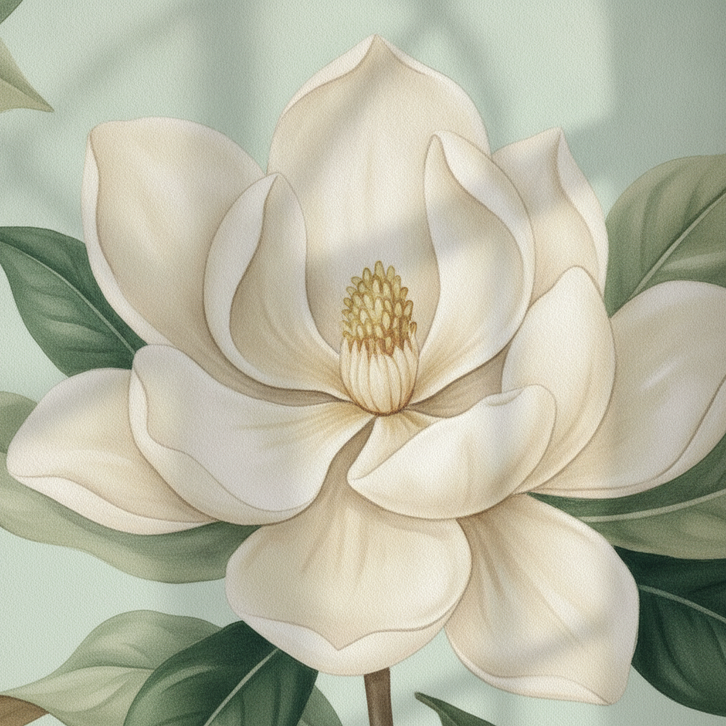 Magnolia Floral Wall Art