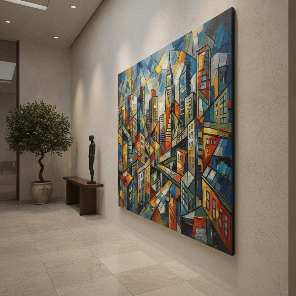 Cubist City Art