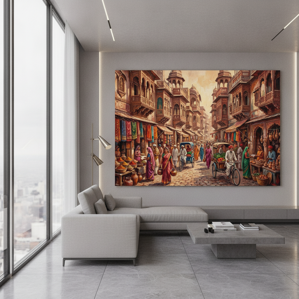 Jaipur Bazaar Art