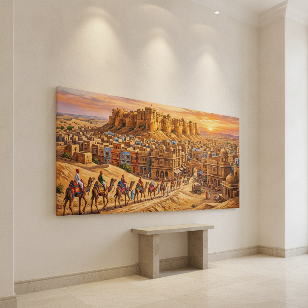 Jaisalmer Fort Art Painting