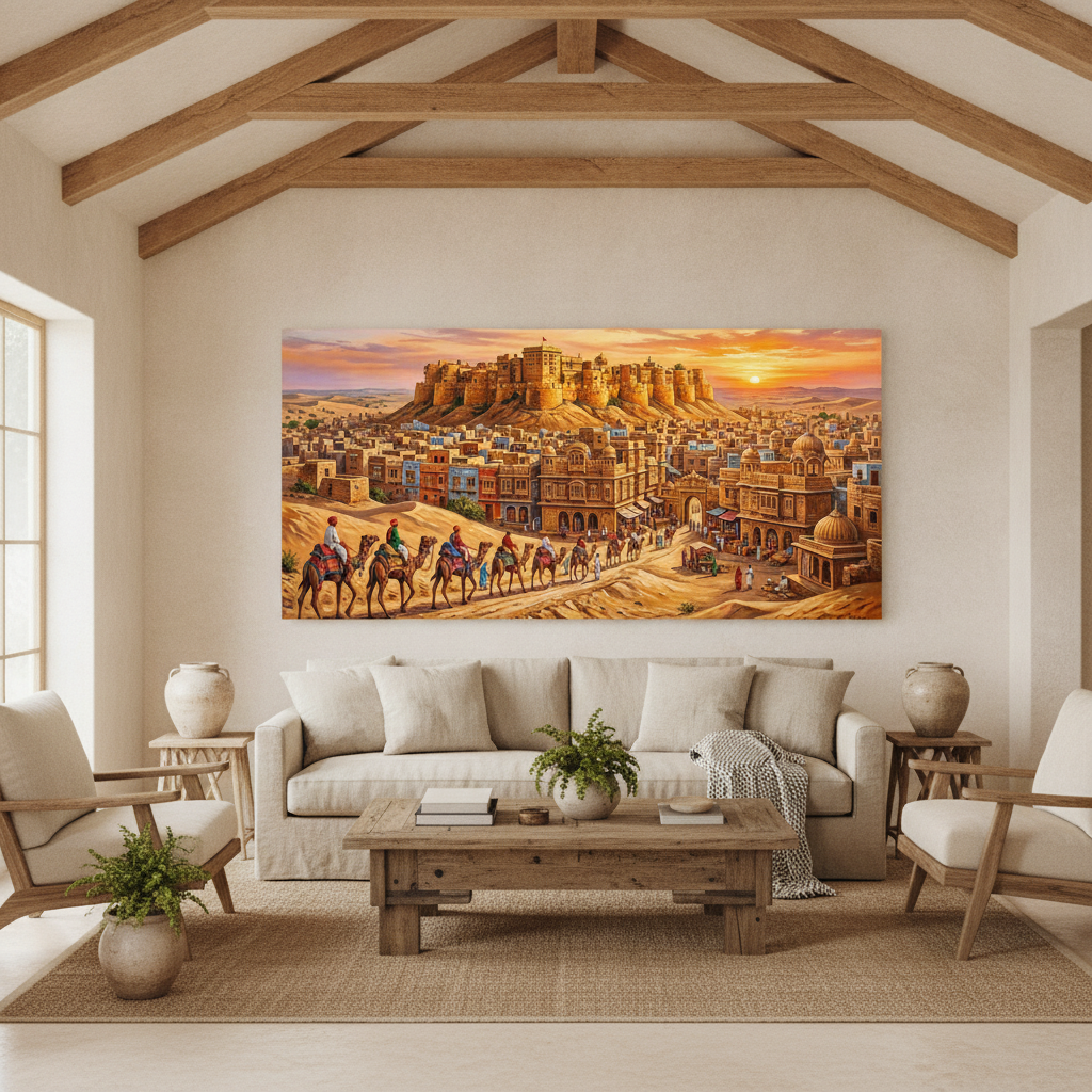 Jaisalmer Fort Art Painting