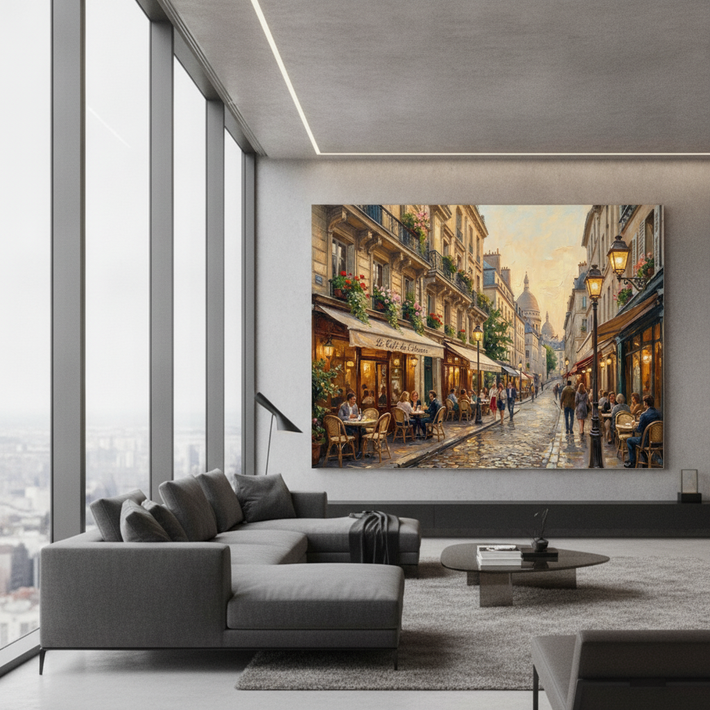 Paris Cafe Art