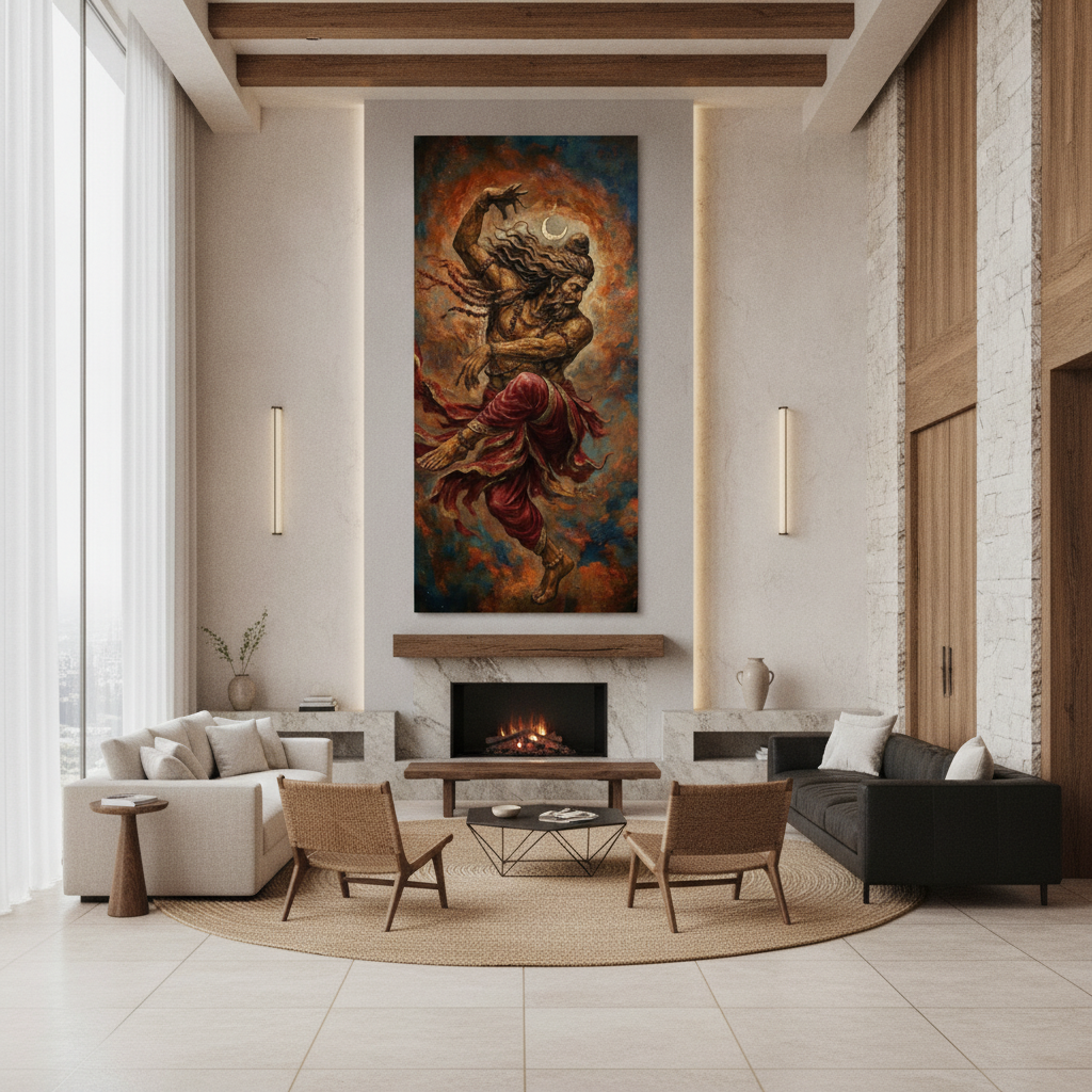 Shiva Tandava Dance Painting