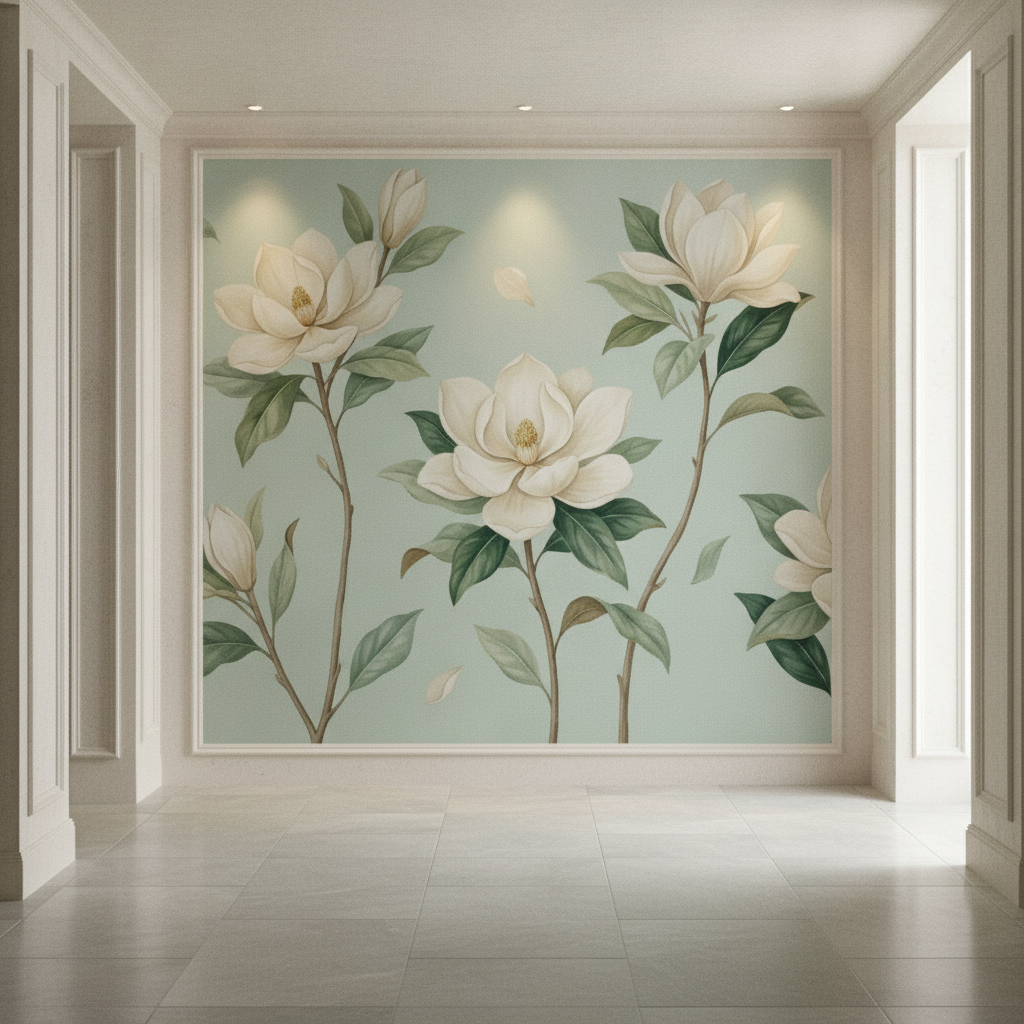 Magnolia Floral Wall Art