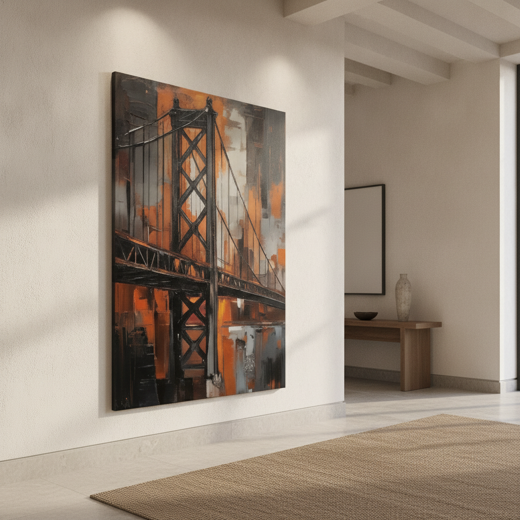 Bridge Abstract Painting