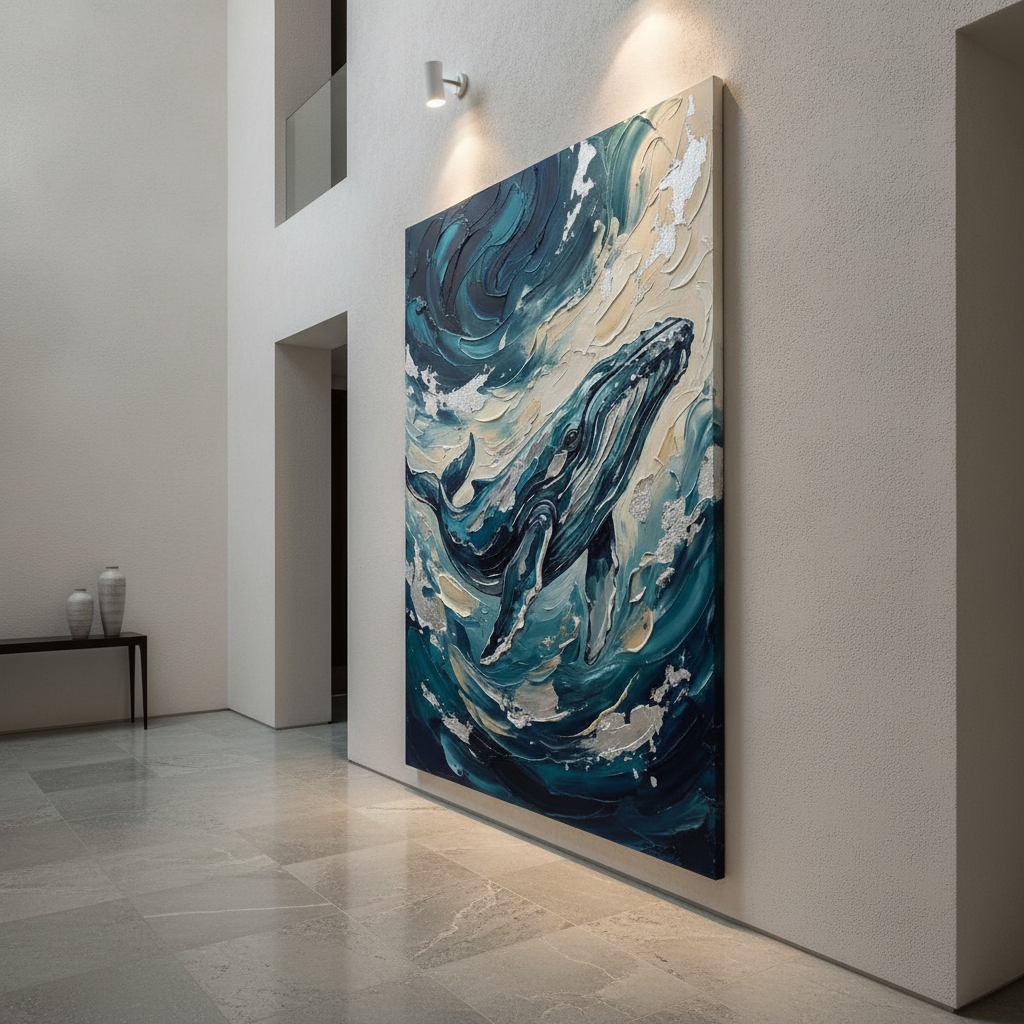 Humpback Whale Ocean Painting