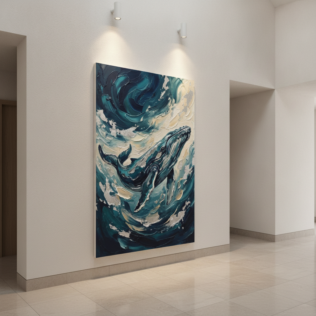 Humpback Whale Ocean Painting