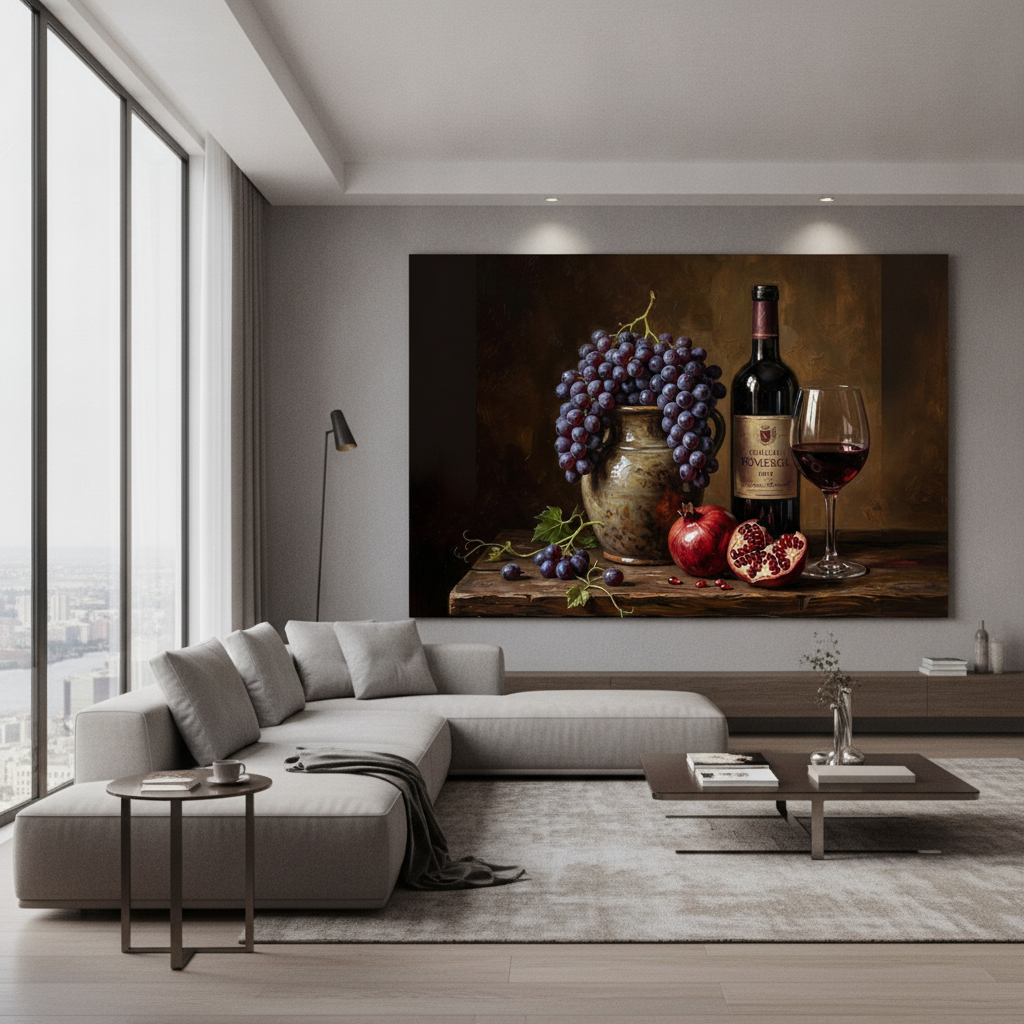 Grapes, Wine & Pomegranate Cellar
