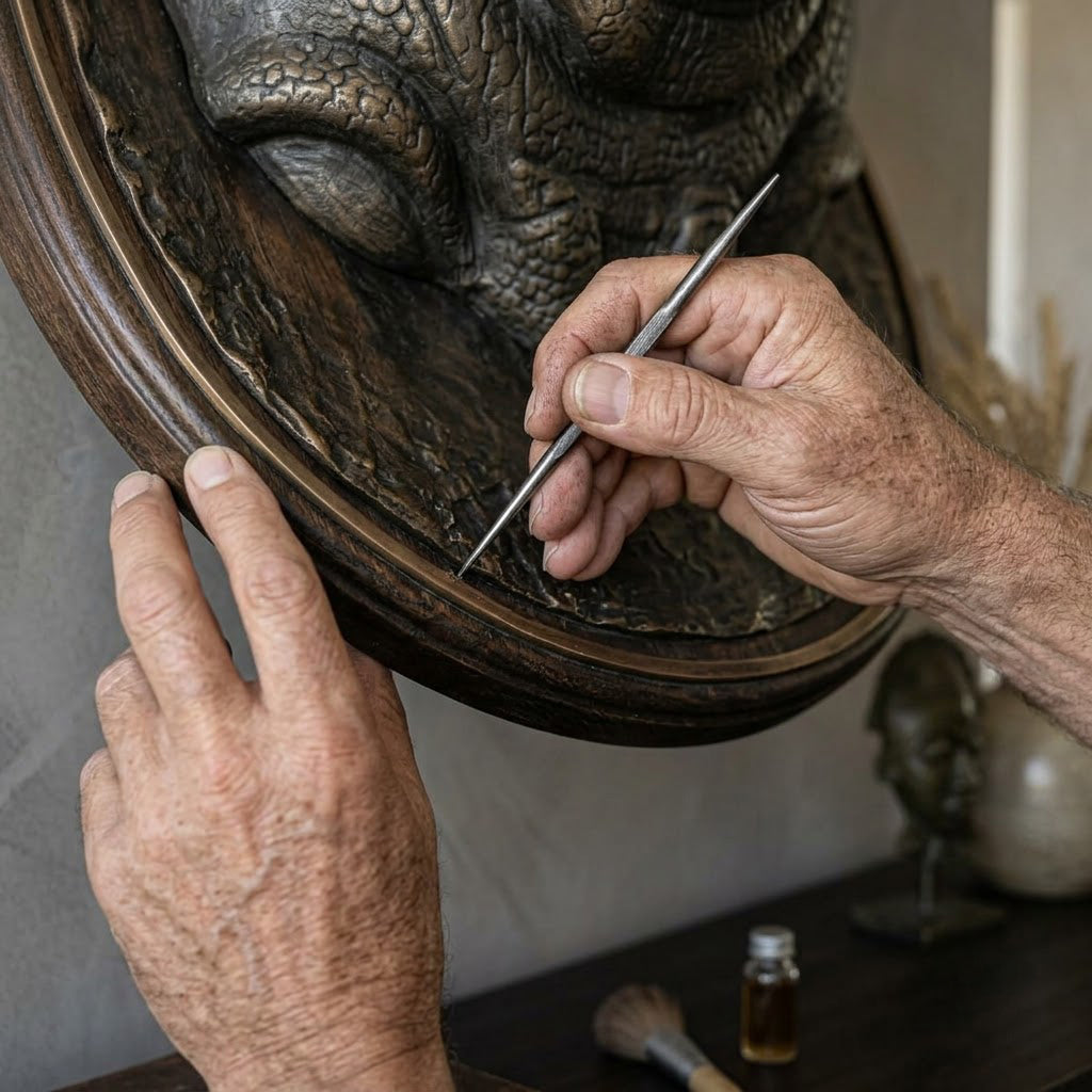 Rhino Head Wall Sculpture