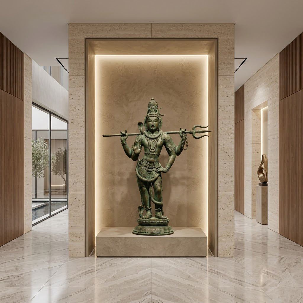 Shiva Trident Sculpture