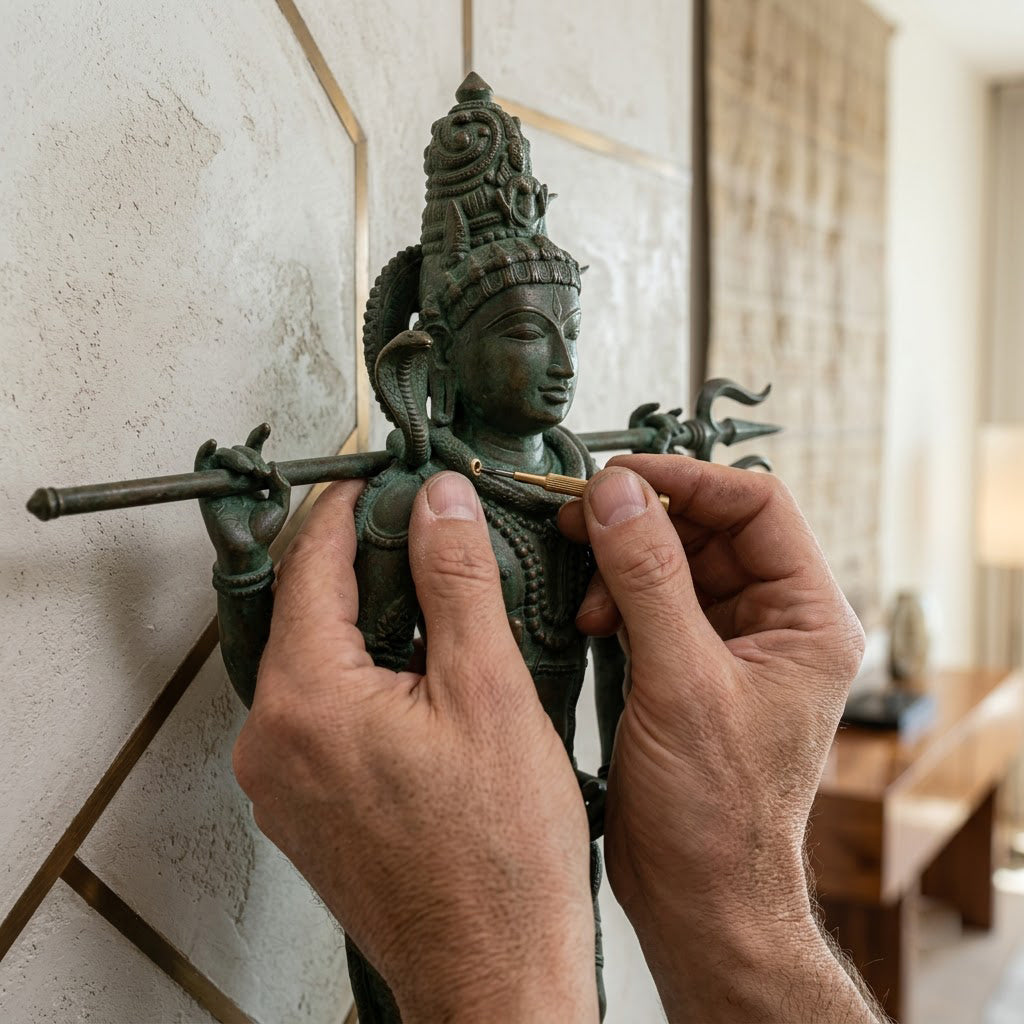 Shiva Trident Sculpture