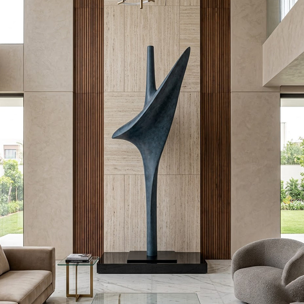 Abstract Bird Wing Sculpture