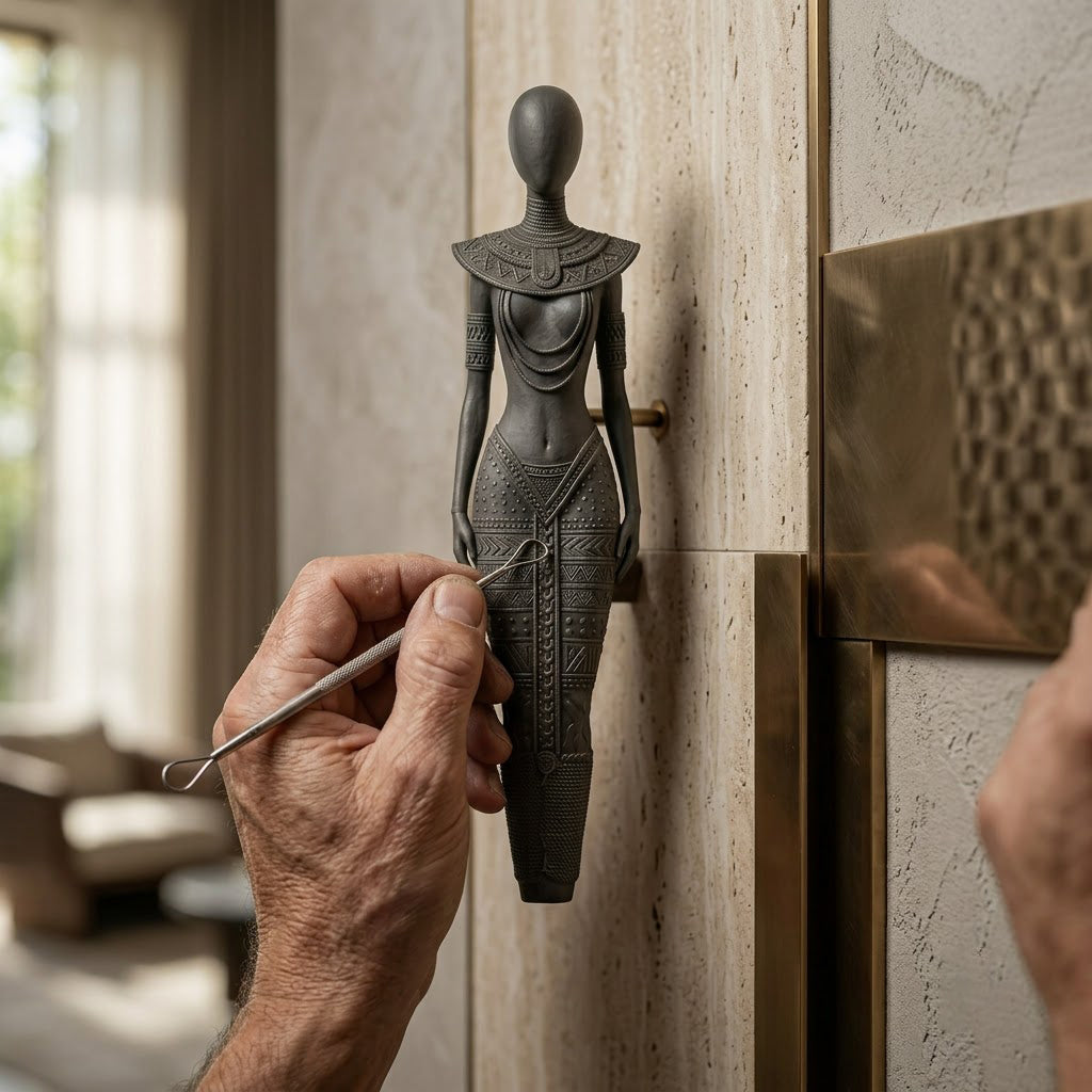 Tribal Elongated Figure Sculpture