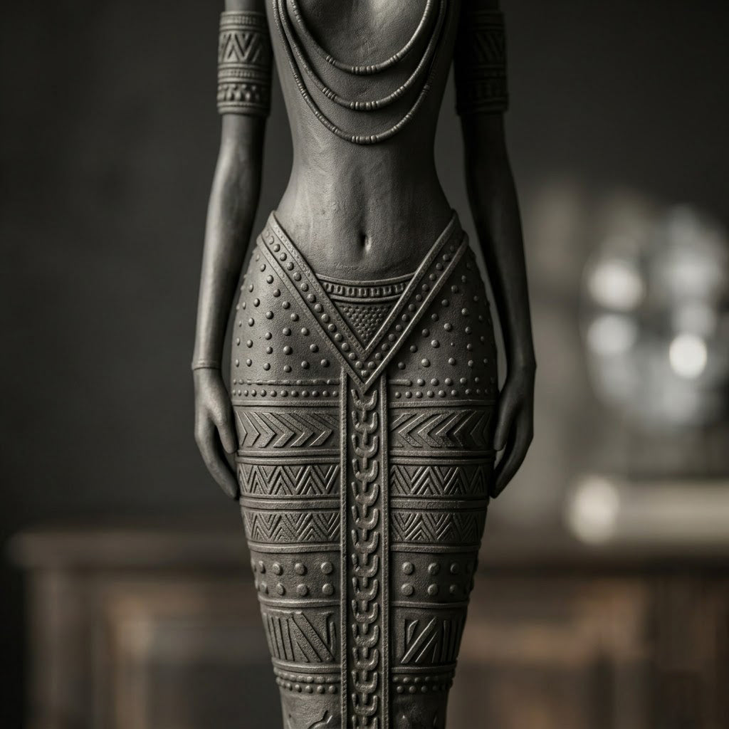 Tribal Elongated Figure Sculpture