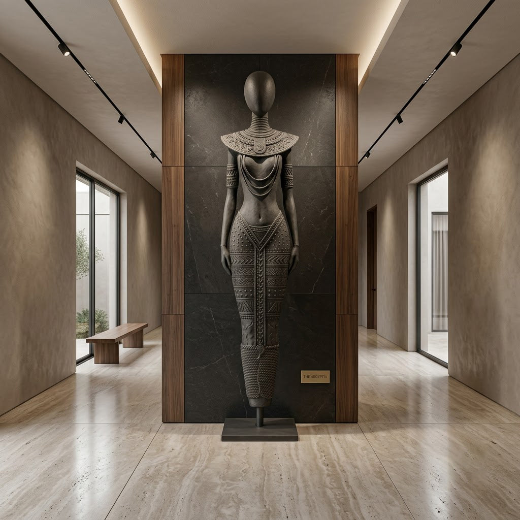 Tribal Elongated Figure Sculpture