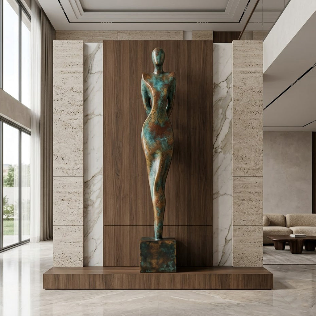 Abstract Nude Figure Sculpture