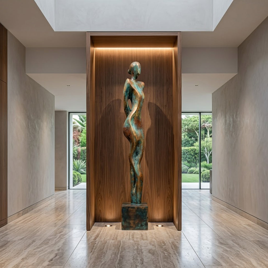 Abstract Nude Figure Sculpture