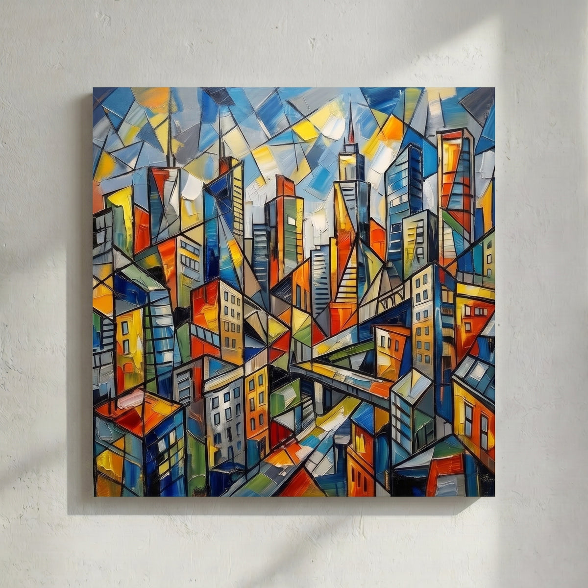 Cubist City Art