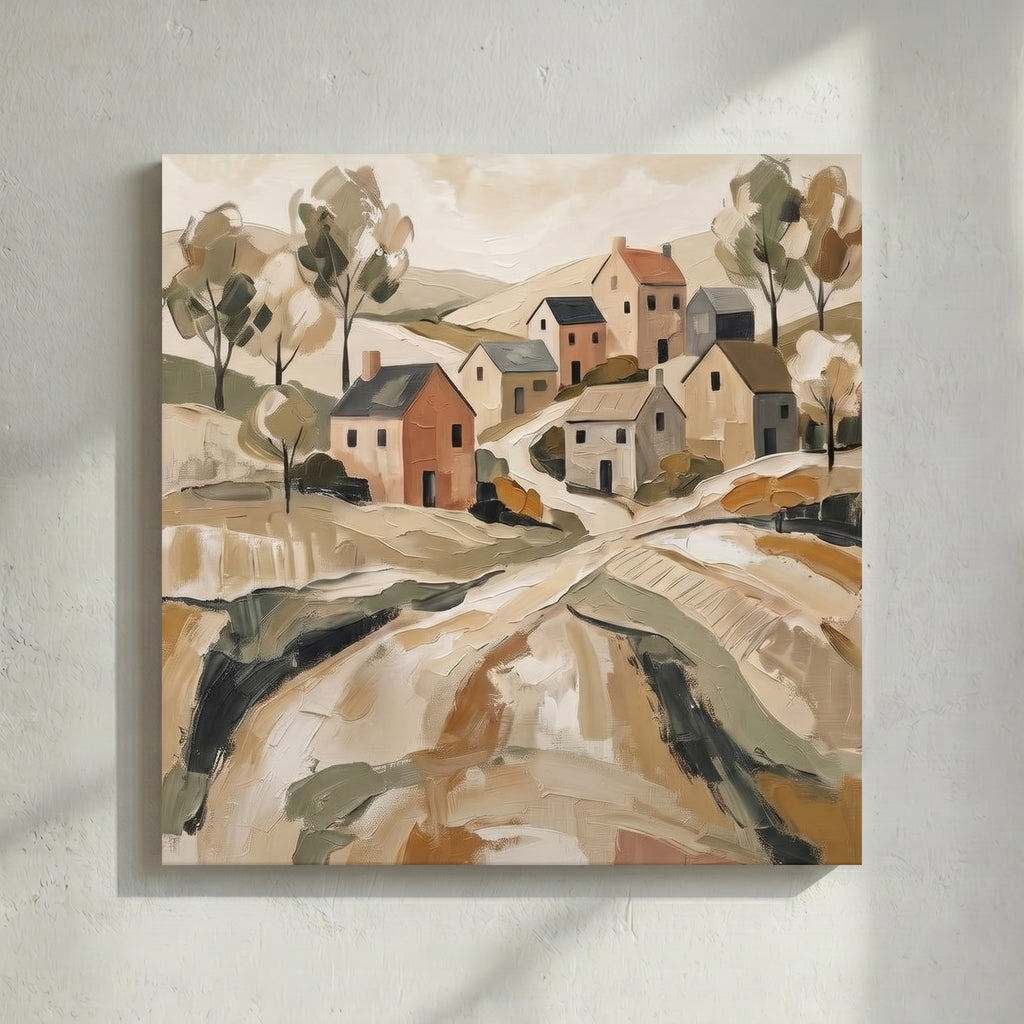 Abstract Village Art