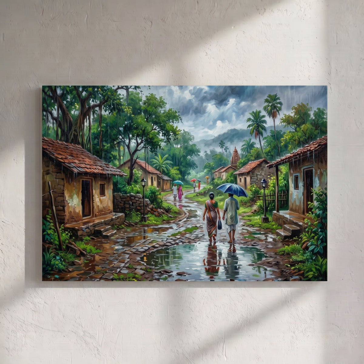 Monsoon Village Art