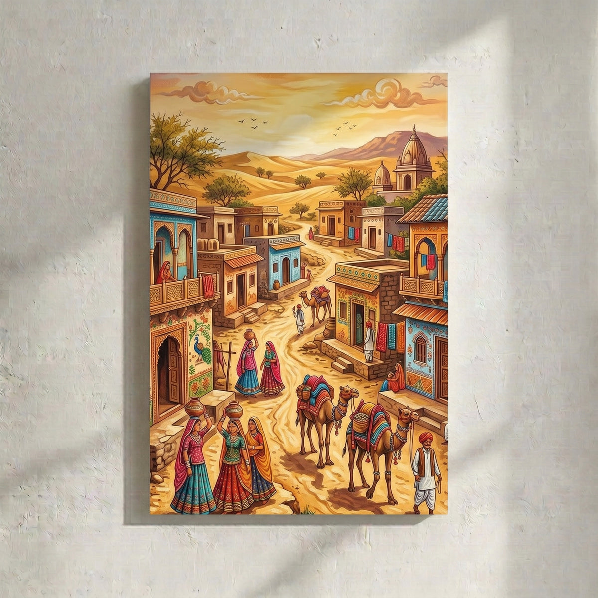 Rajasthani Village Art Painting