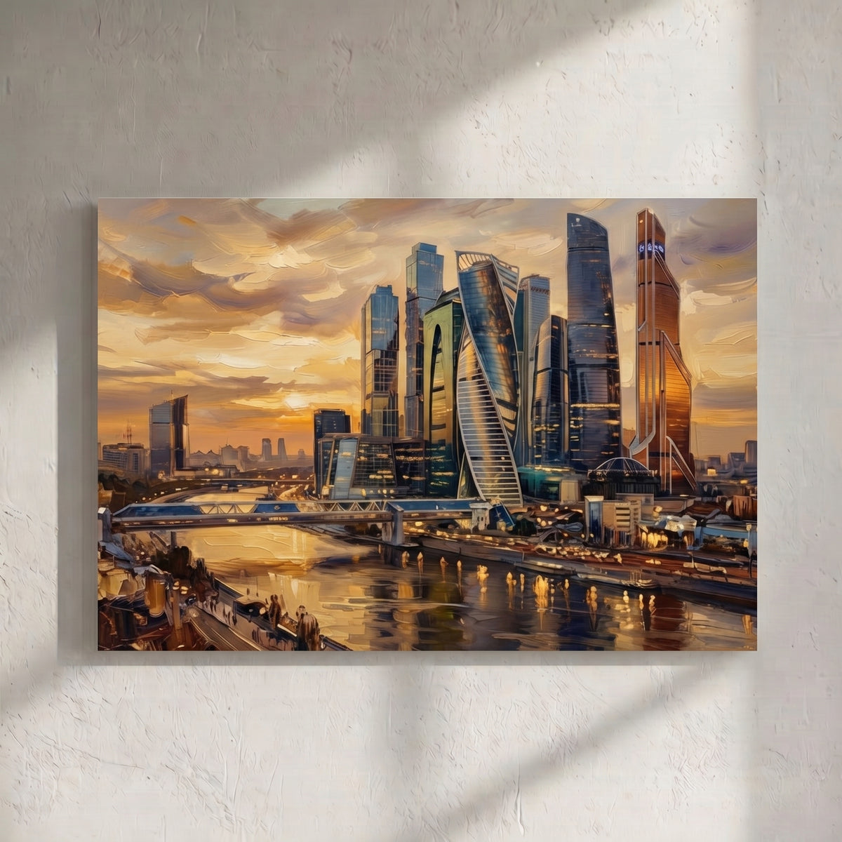 Moscow Skyline Art