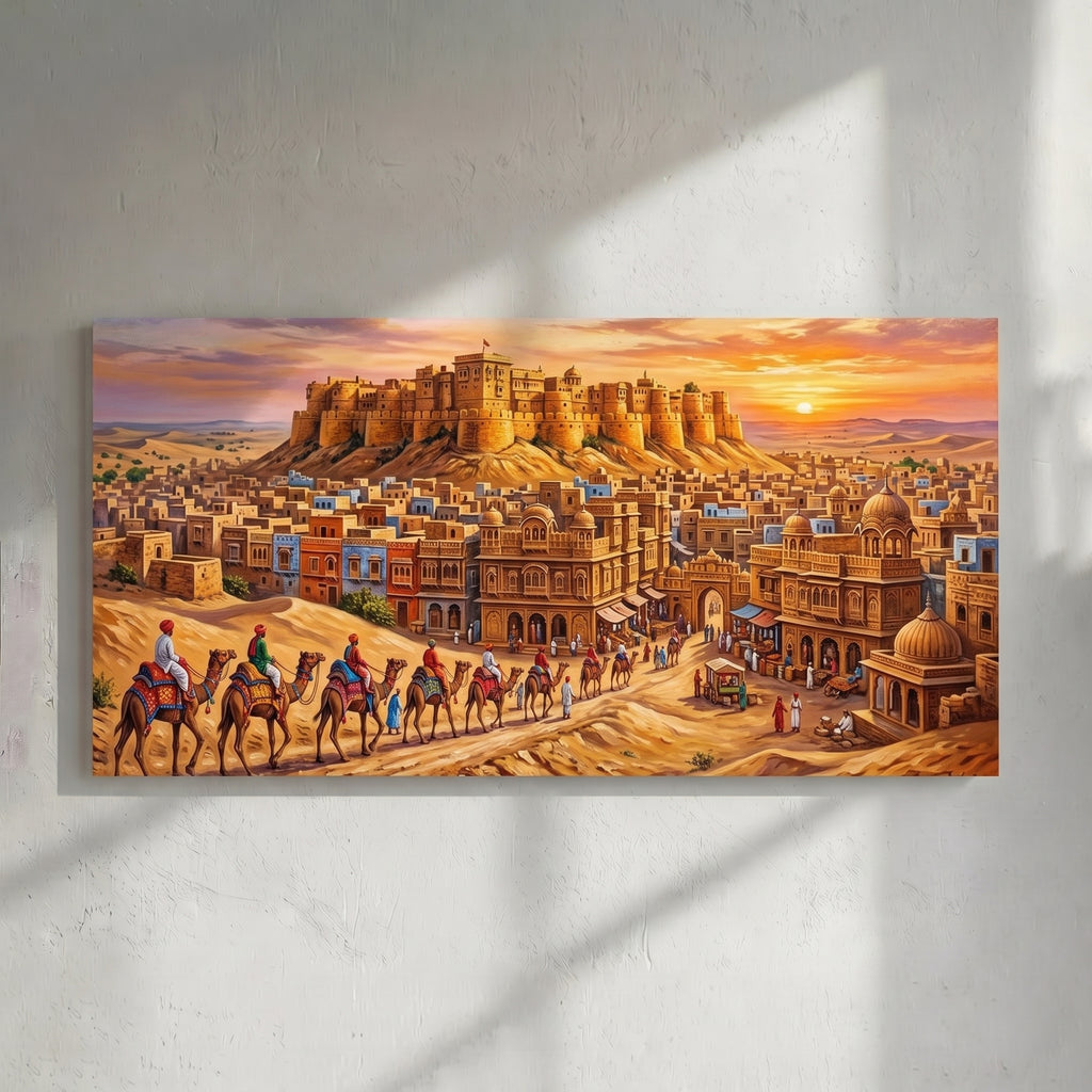 Jaisalmer Fort Art Painting