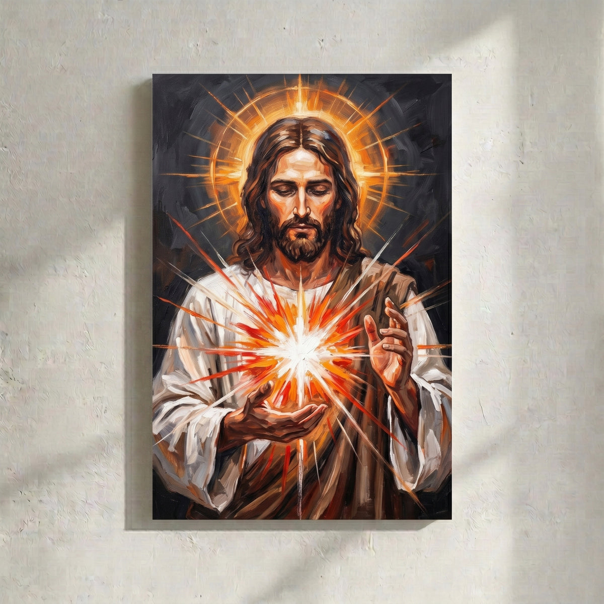 Jesus Radiant Light Painting
