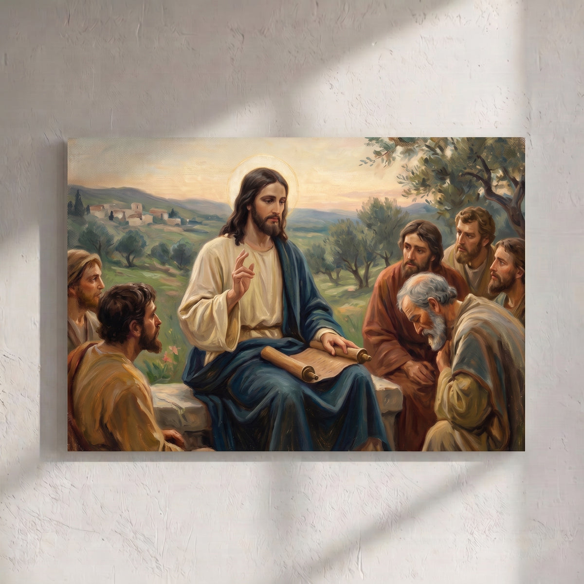 Jesus Teaching Disciples Painting