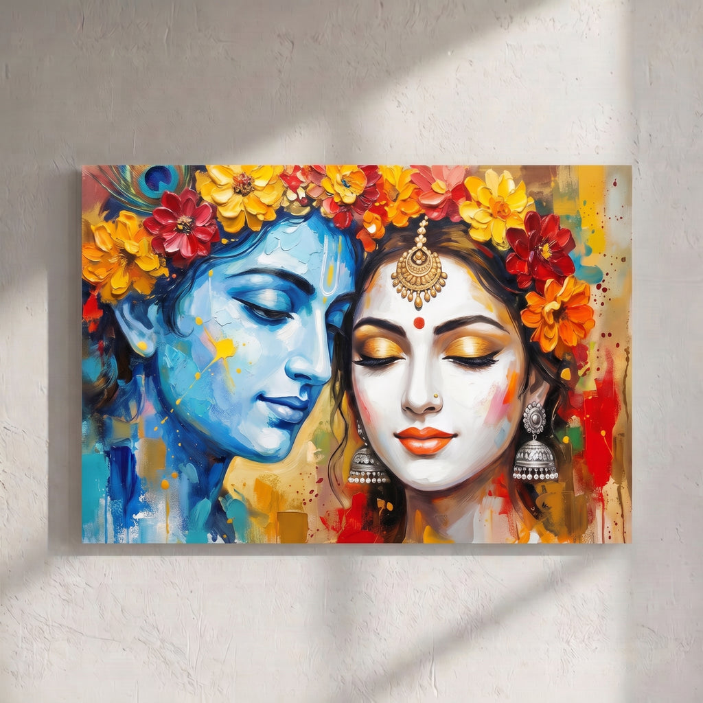 Radha Krishna Love Painting