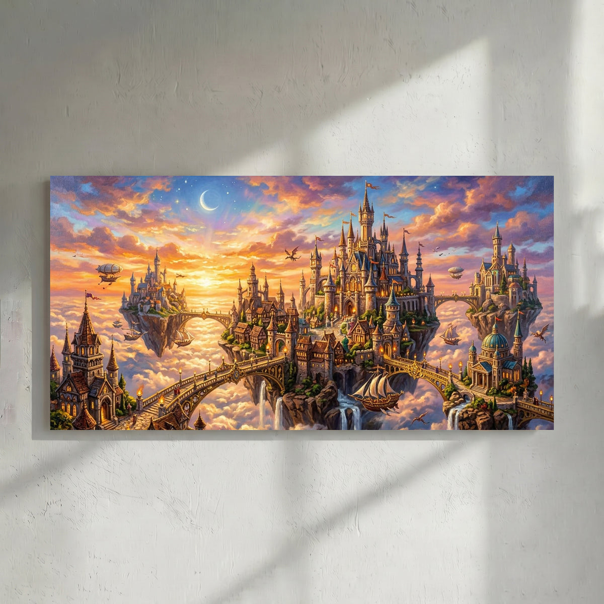 Fantasy Castle Art Painting