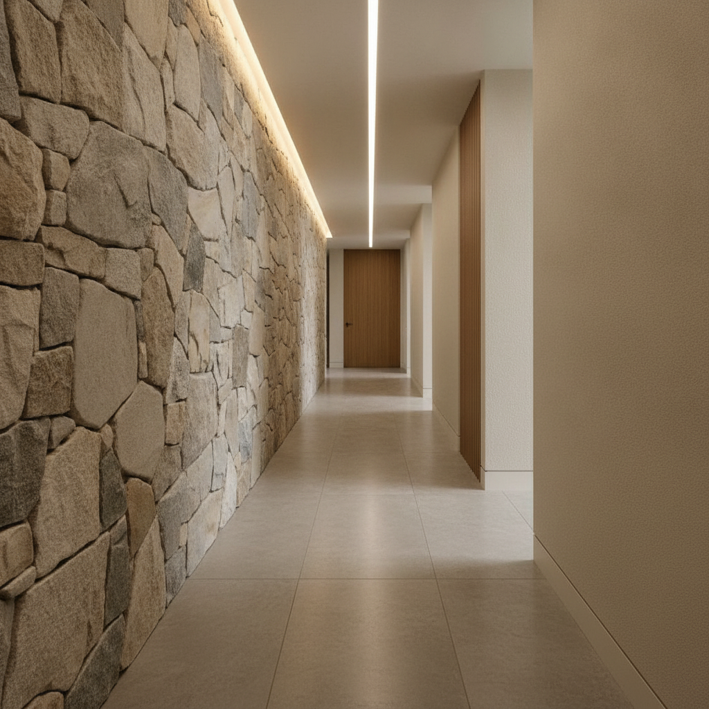 Natural Flatstone 3D Relief Wall Art