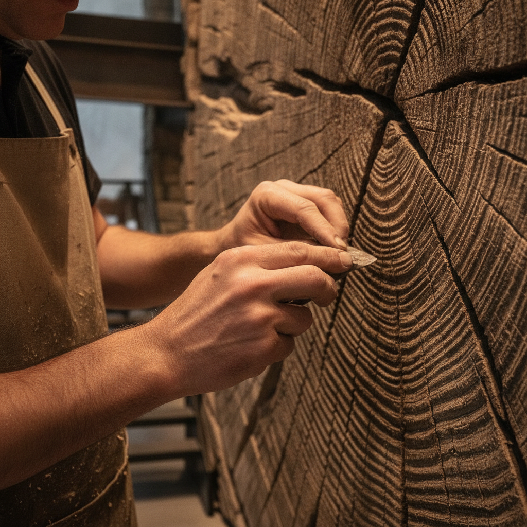 Giant Tree Ring 3D Relief Wall Art