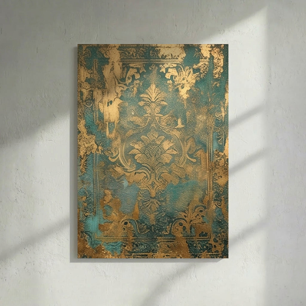 Baroque Damask Abstract Painting