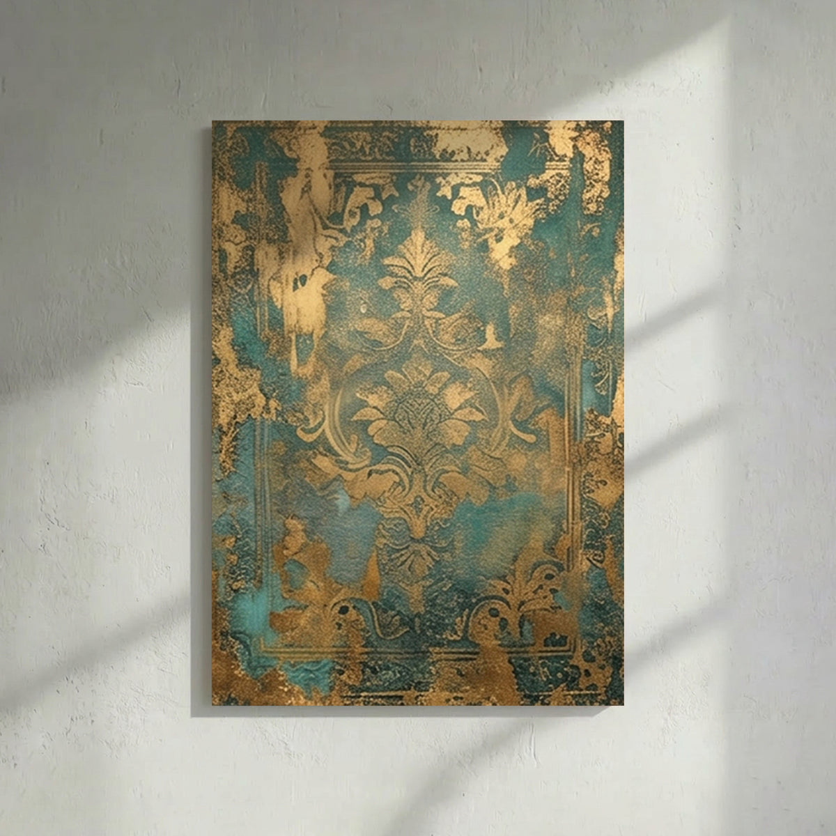 Baroque Damask Abstract Painting